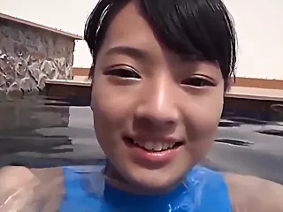 Japanese Teenage Down in the mouth Bikini Pure non - unconcealed